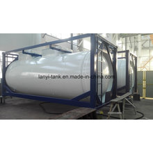 24000L 4bar PE Liner Tank Container for Hydrofluoric Acid with Imported Valves